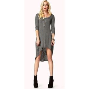 Cotton Dress High-Low